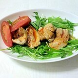 レンジで簡単！蒸し鶏の豆板醤サラダ